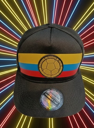 Vista 9 de CAP01T Gorra Colombia Premium - COLOR: NEGRO
